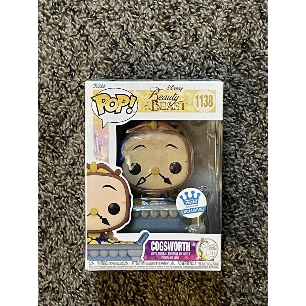 Funko POP! Disney Beauty and The Beast Cogsworth #1138 - Funko Shop Exclusive